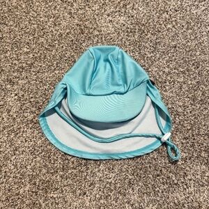 Honeysuckle Swim Hat – Aqua (Size 0–6 Months)